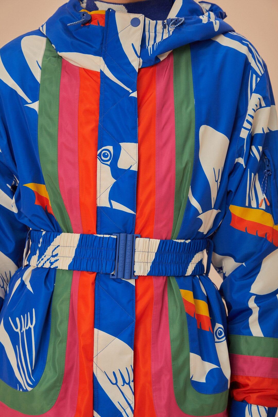 Blue Toucans Ski Jacket Product Image