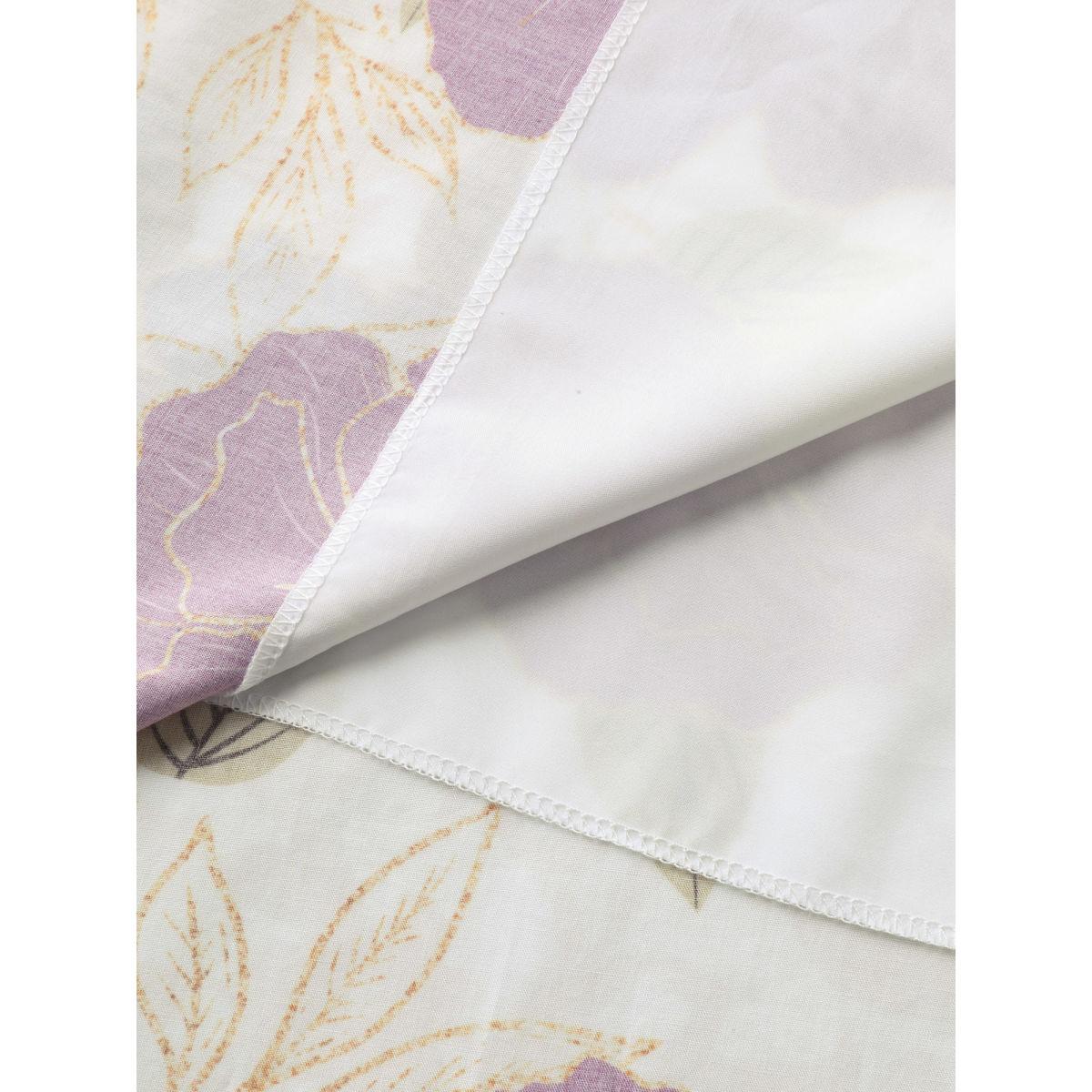 Plus Size Large Floral Print Pockets Midi Dress Peach Women Timeless Square Neck Sleeveless Curvy BloomChic 28/5X Product Image