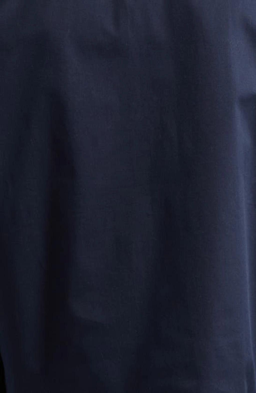 MONCLER Cotton Stretch Garbardine Zip-up Shirt Jacket In Navy Product Image