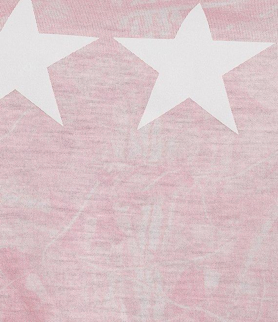 Originality Camo Star Graphic Off The Shoulder Short Sleeve T-Shirt Product Image