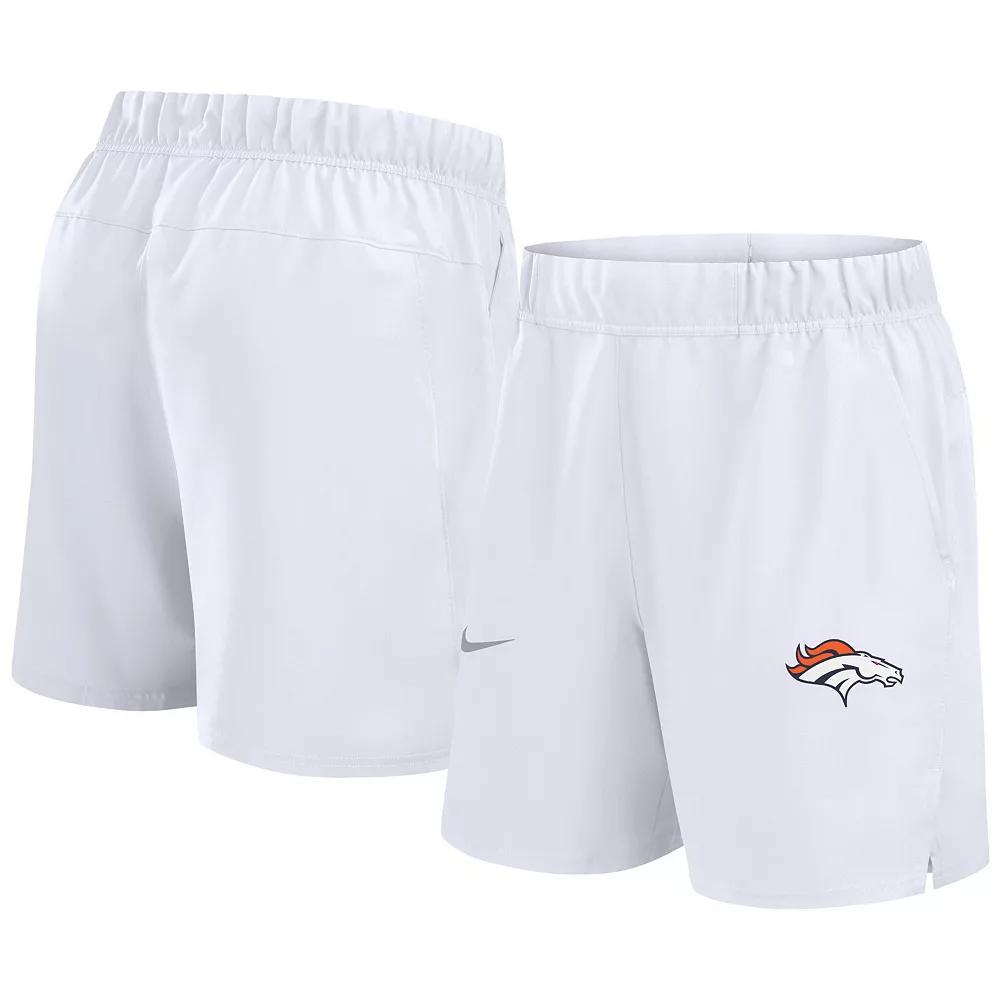 Men's Nike White Denver Broncos Blitz Victory Performance Shorts, Size: XL Product Image