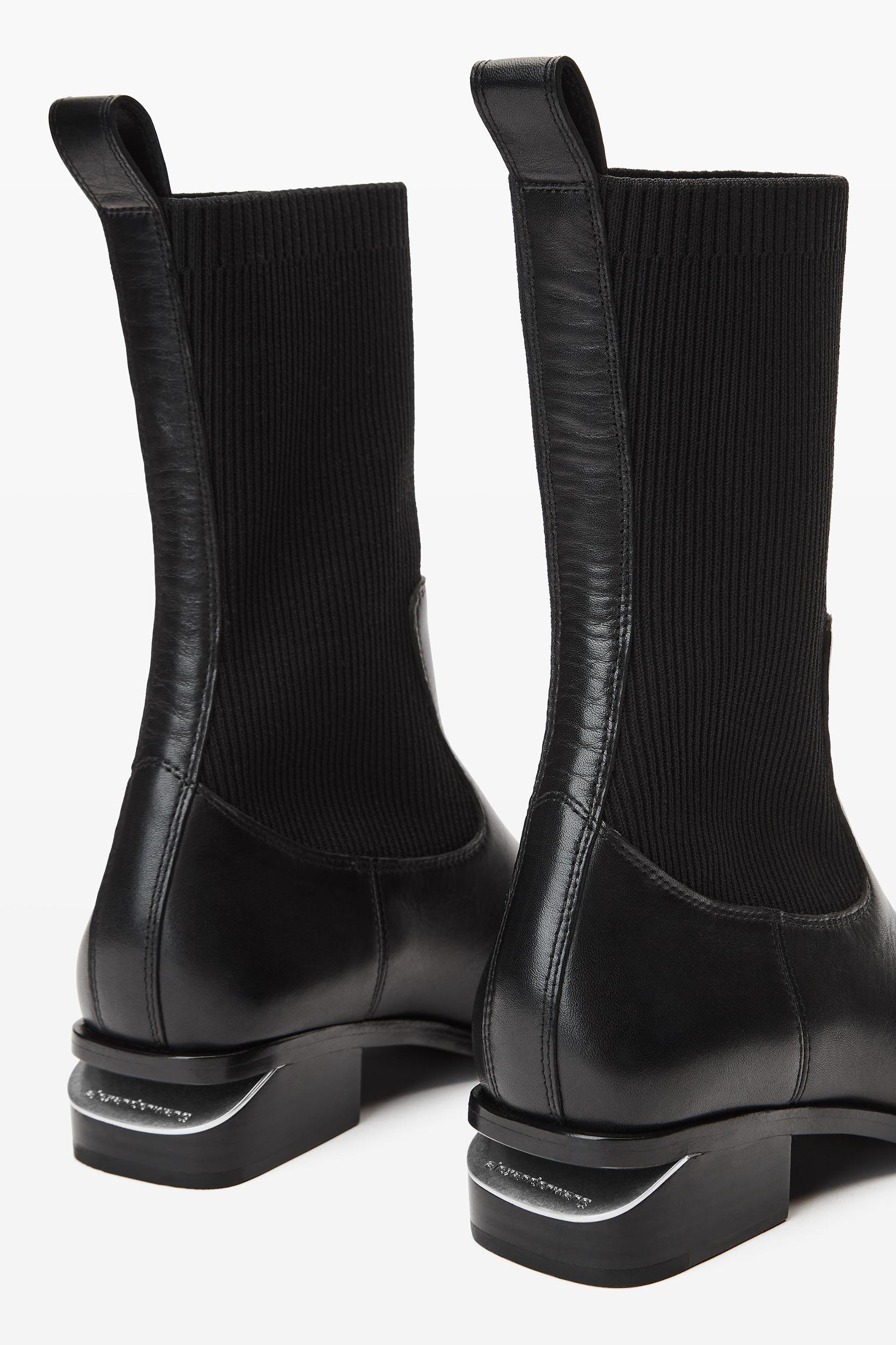 Kane Sock Boot In Leather Product Image