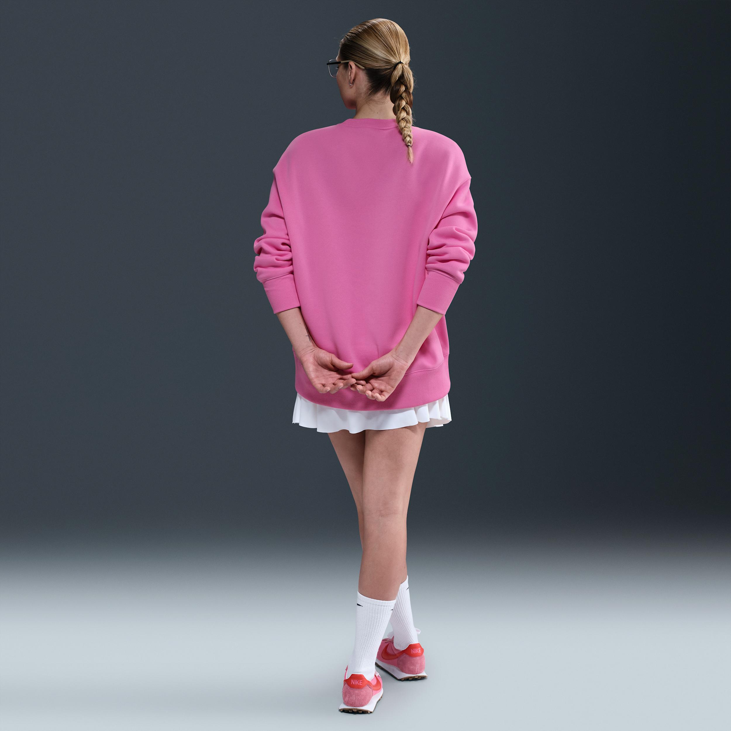 Womens Nike Sportswear Phoenix Fleece Oversized Crew-Neck Sweatshirt | FZ4270-675 Product Image