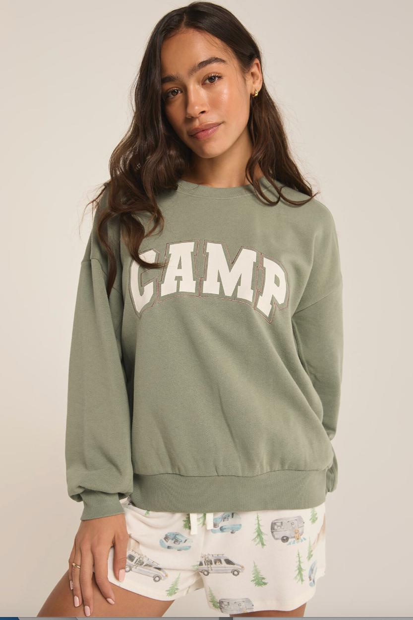 Oversized Camp Sweatshirt Product Image