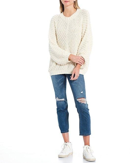 Rip Curl Classic Surf Textured Knit Crew Neck Sweater Product Image