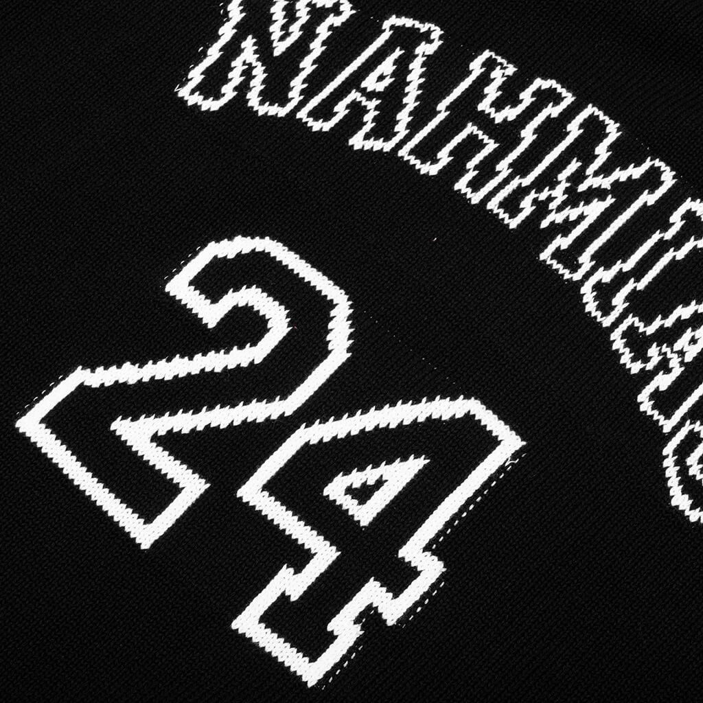 Knitted 24 Basketball Jersey - Black Male Product Image