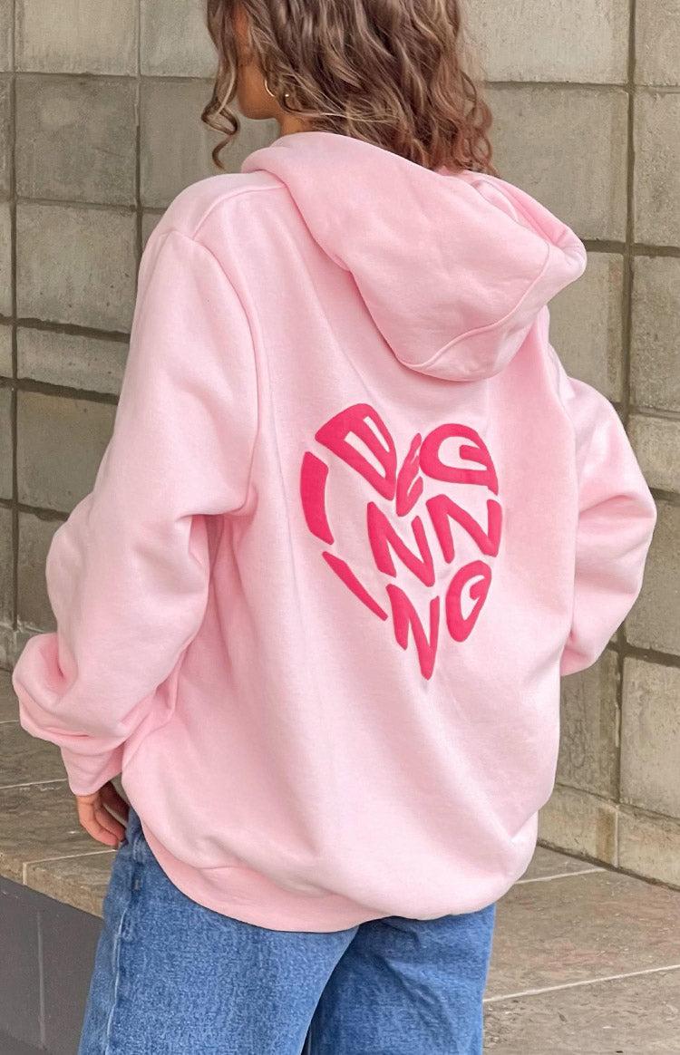 Beginning Pink Lovey Bubble Hoodie Baby Product Image