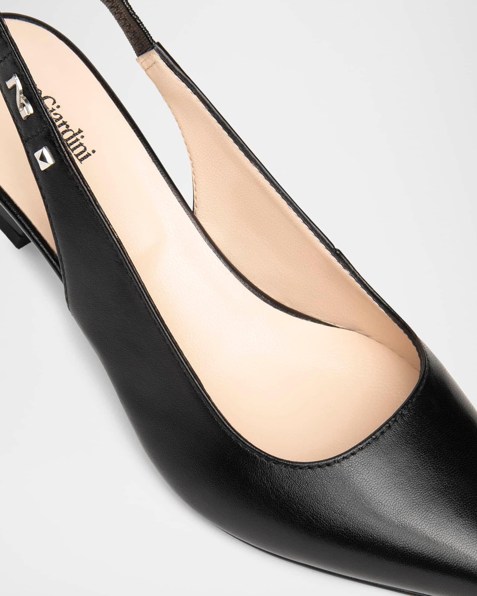 Leather Slingback Pumps Product Image