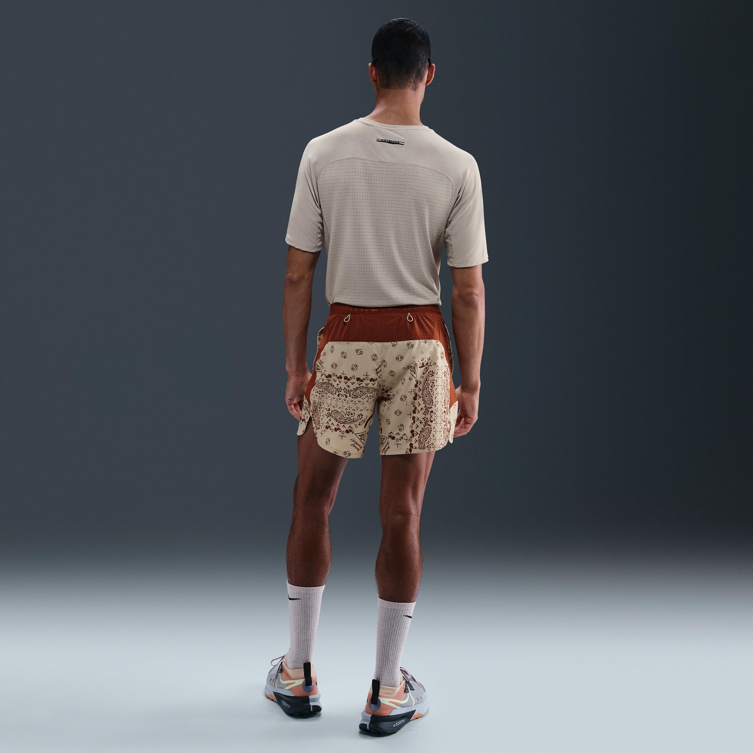 Nike Mens Trail Dri-FIT 6 Brief-Lined Running Shorts | HJ4174-253 Product Image