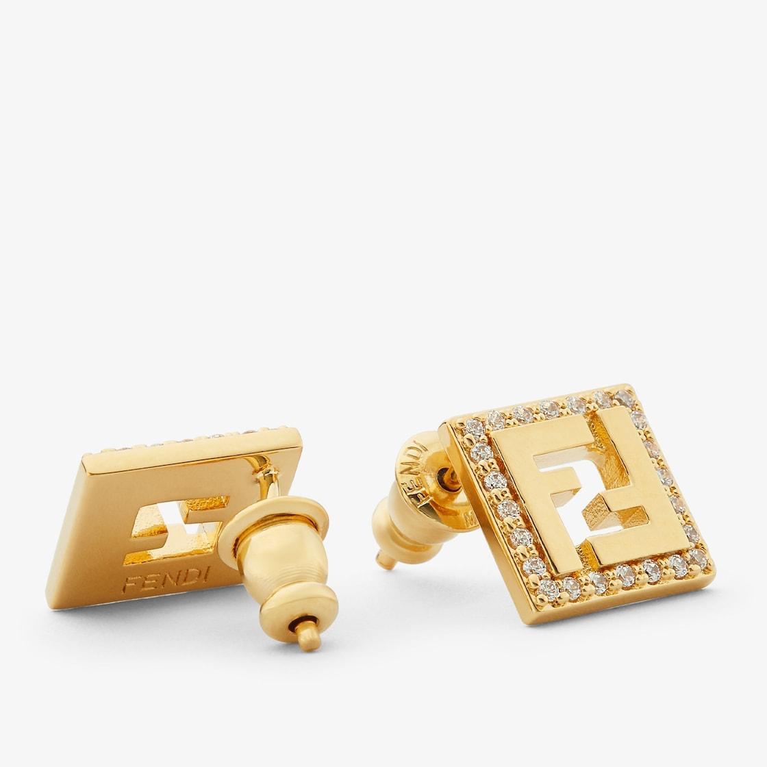 Forever Fendi earringsGold-colored metal earrings Product Image