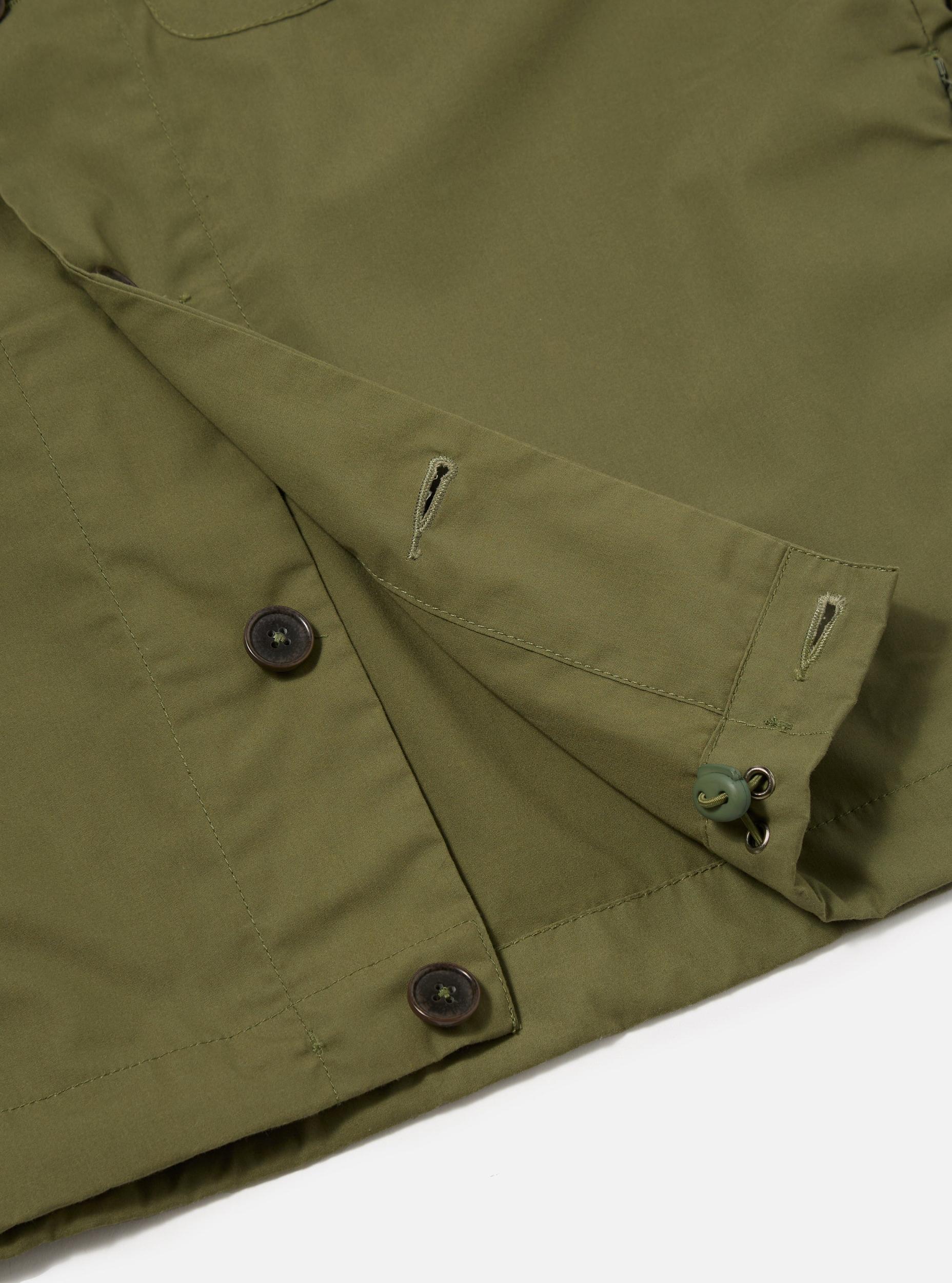 Olive Recycled Polytech Tech Overshirt Product Image