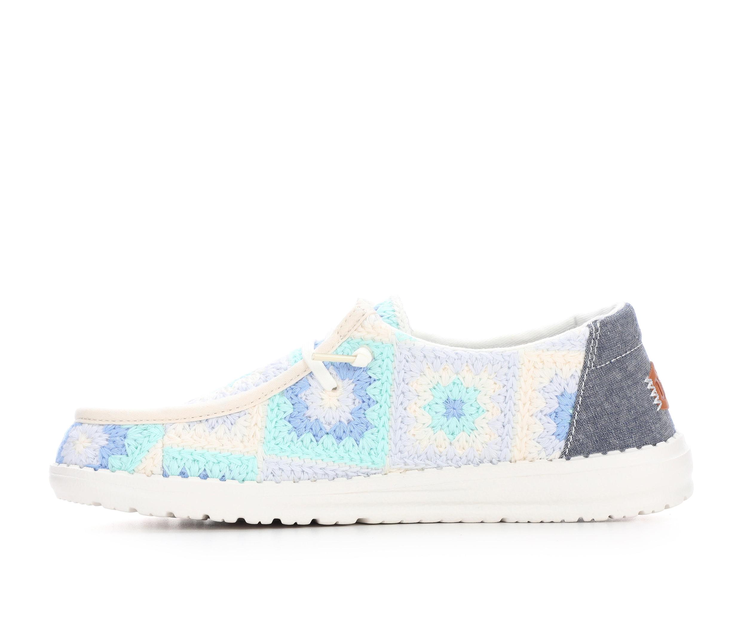 Women's HEYDUDE Wendy Cottage Crochet Casual Shoes Product Image