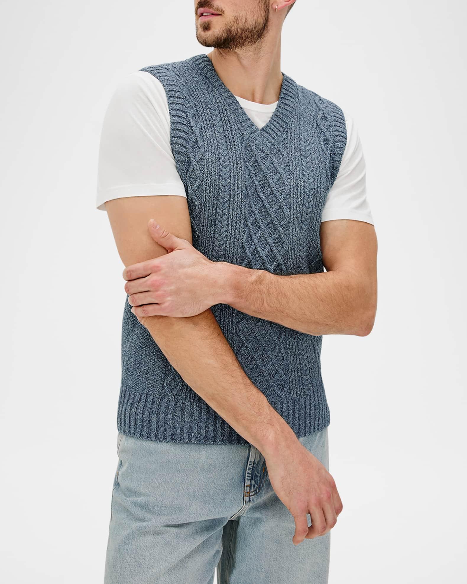 Men's Lee Cable Knit Vest Product Image