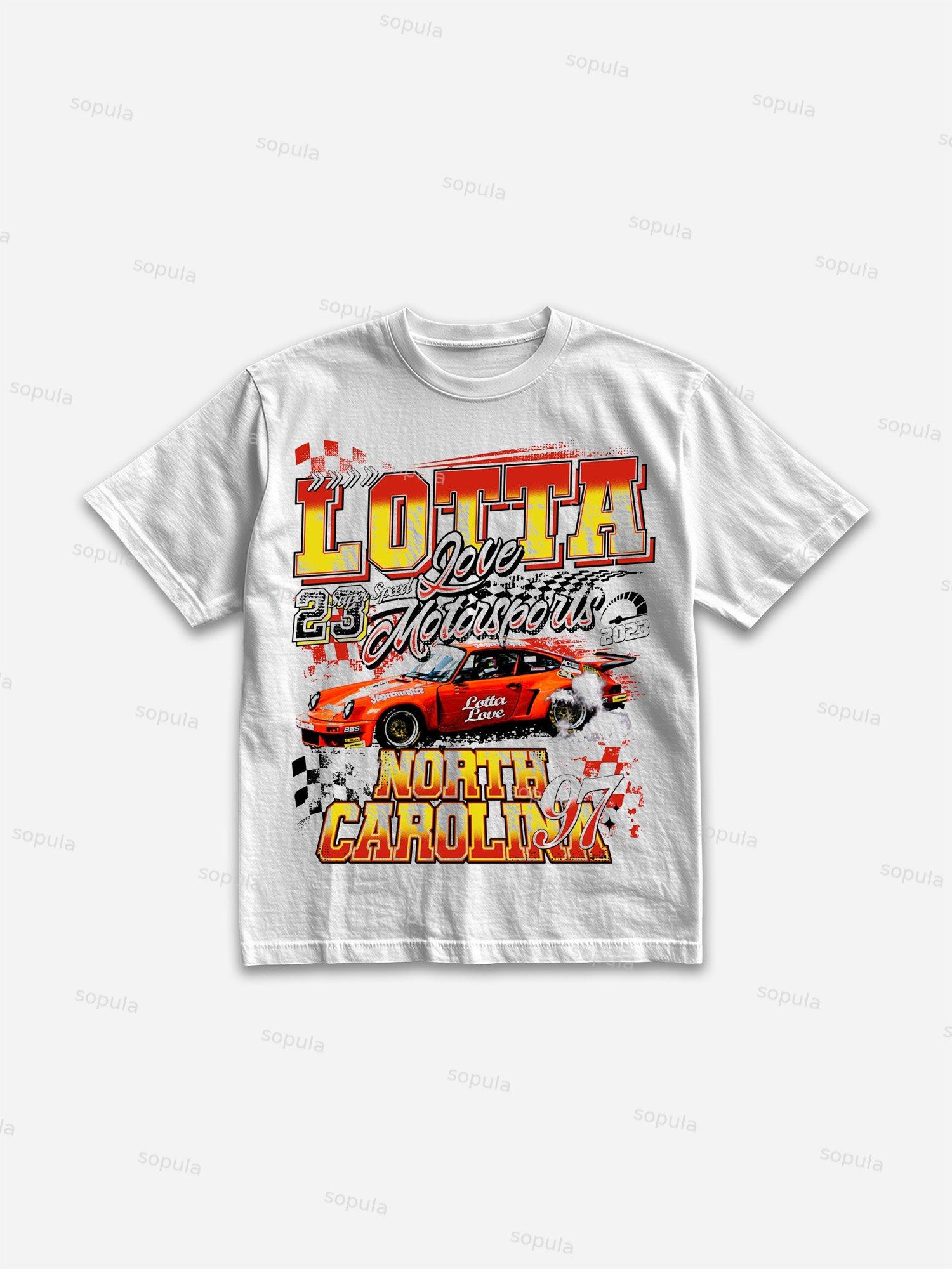 Underdog Old Vintage Racing Graphic Cotton T-shirt Product Image
