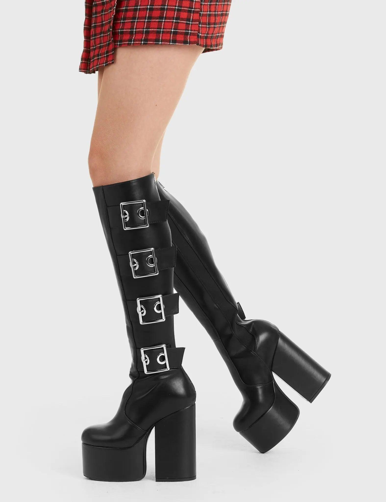 FYP Platform Knee High Boots Product Image
