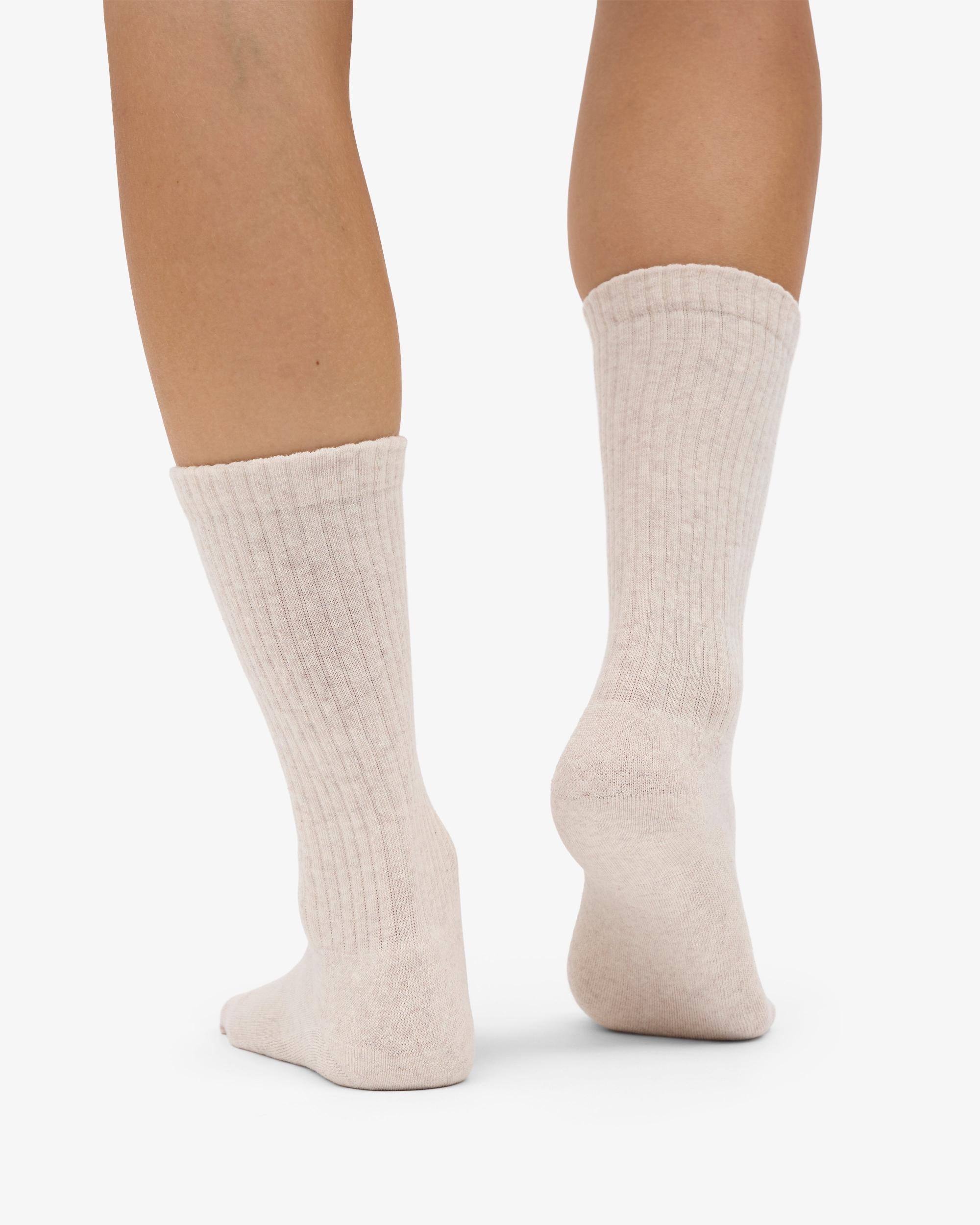 Organic Active Sock - Ivory White Product Image