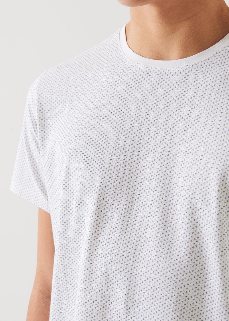 Patrick Assaraf Stretch Printed T-Shirt Product Image
