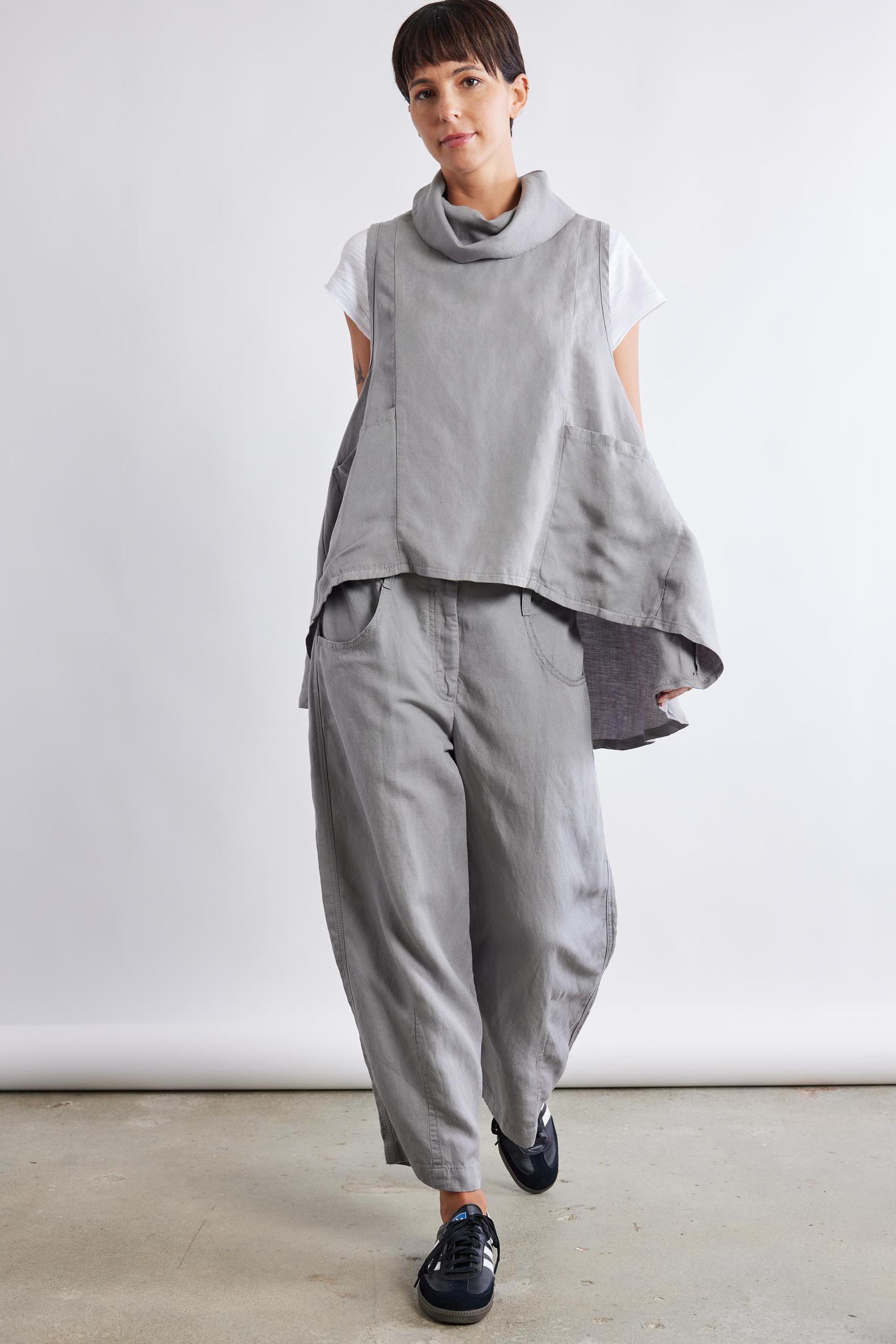 Cutting Edge Linen Blend Pocket Vest Product Image