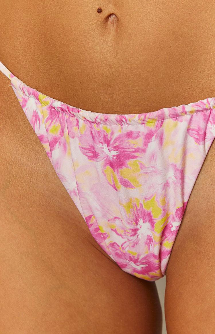 9.0 Swim Sydney Pink Hibiscus Bikini Bottoms Baby Product Image