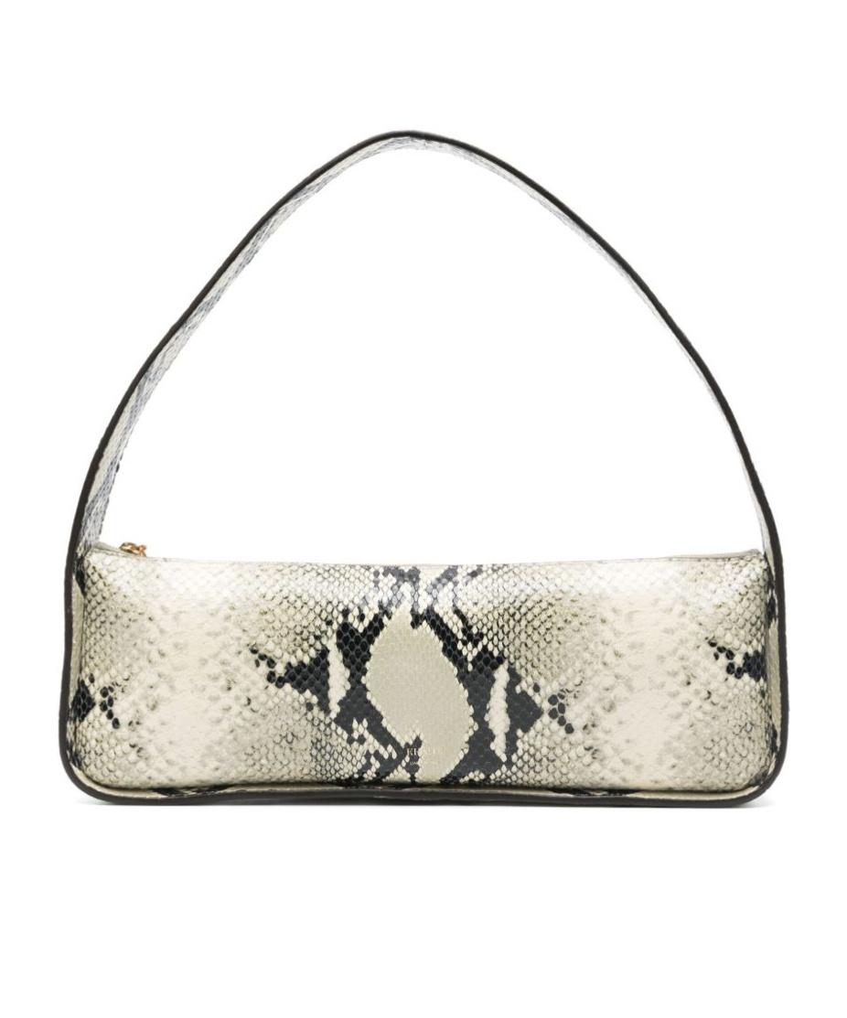 KHAITE Lori Python-embossed Leather Shoulder Bag In Natural Product Image