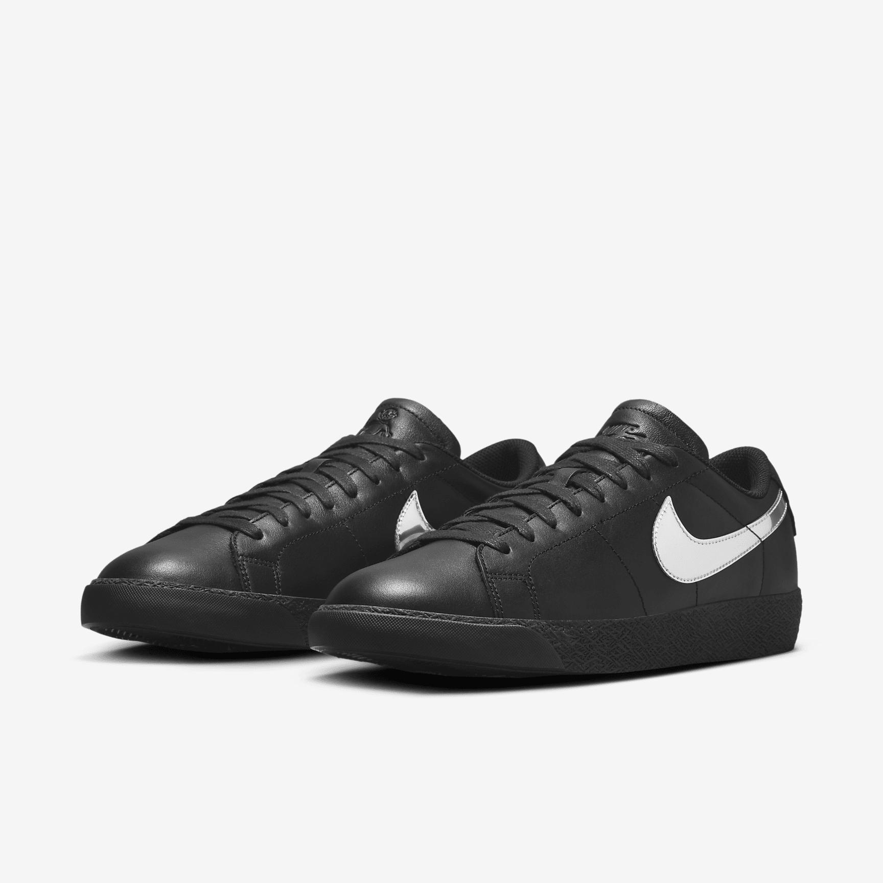 Mens Nike SB Zoom Blazer Low x Dancer Skateboards Shoes | HJ6703-001 Product Image