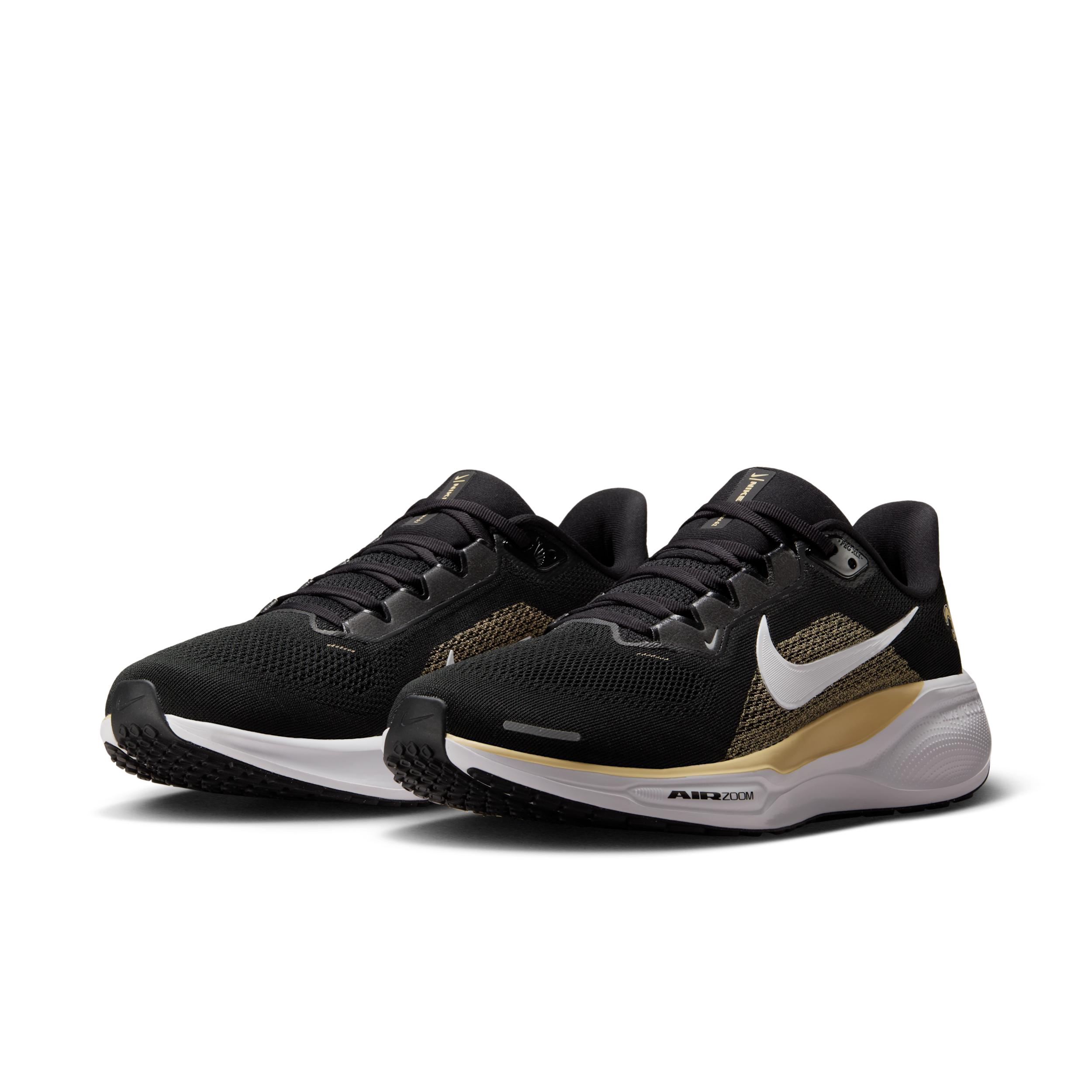 New Orleans Saints Pegasus 41 Nike Men's NFL Road Running Shoes Product Image