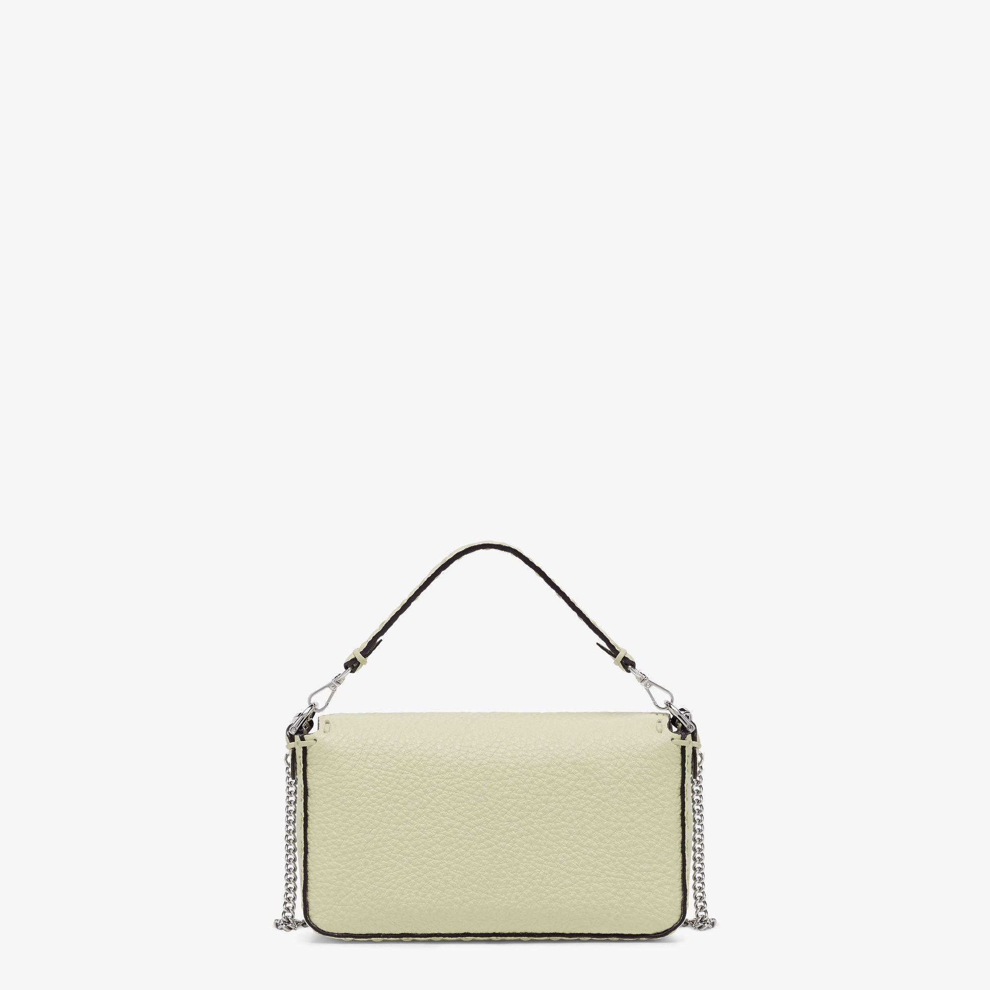 Baguette MiniSage green Selleria bag with 309 hand-sewn topstitches Product Image