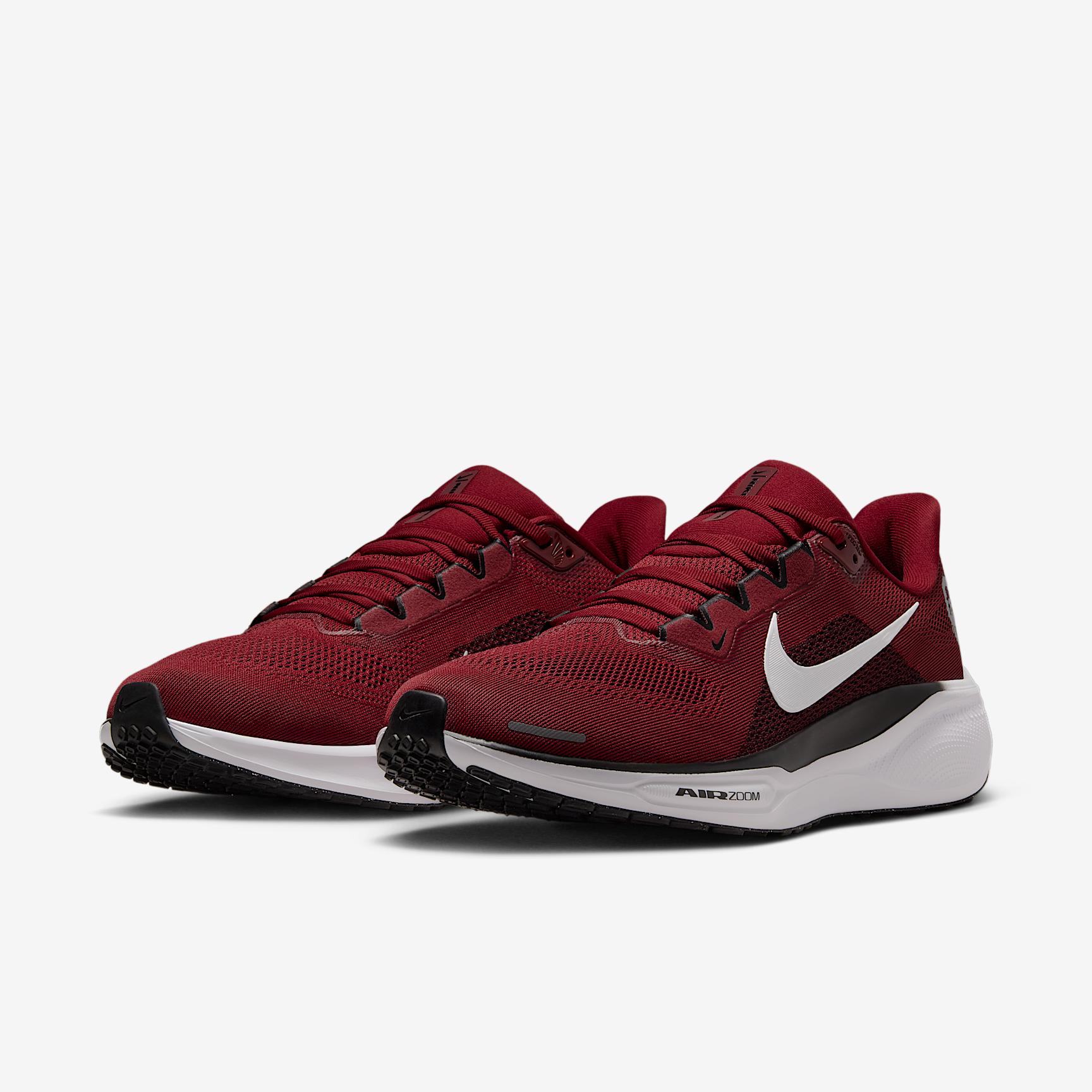 Oklahoma Pegasus 41 Men's Nike College Road Running Shoes Product Image