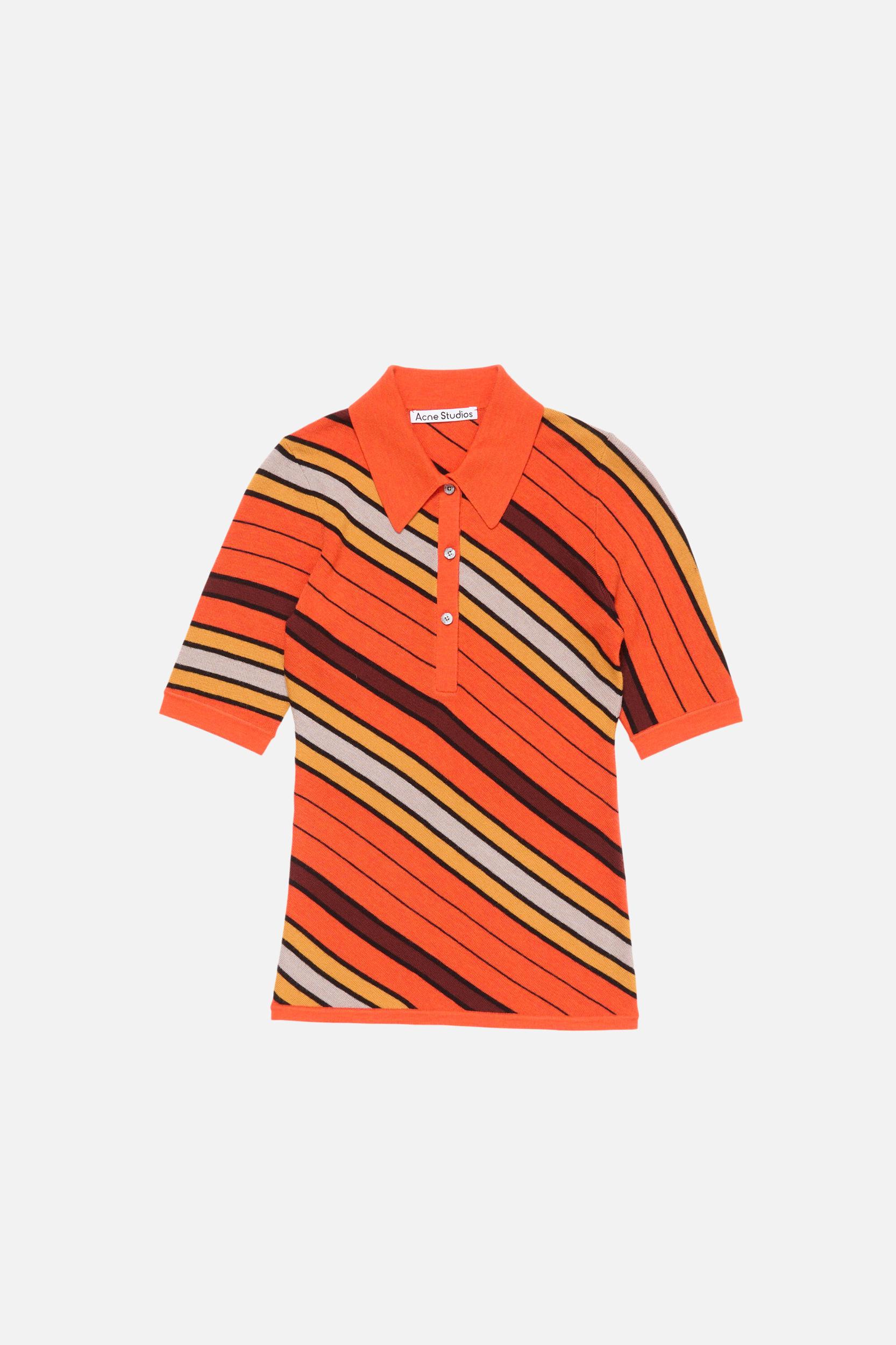 Wool polo knit Product Image