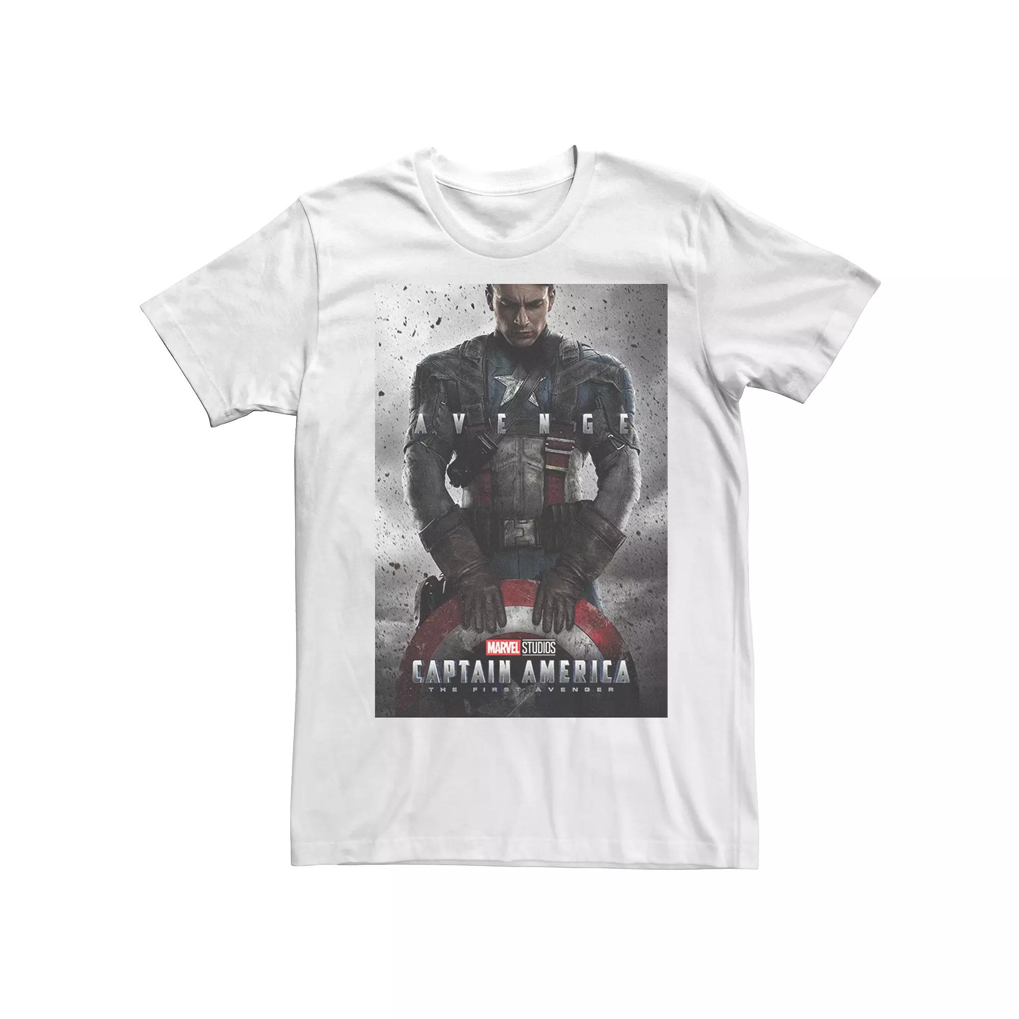 Men's Marvel Studios Captain America The First Avenger Movie Poster Tee,  Product Image