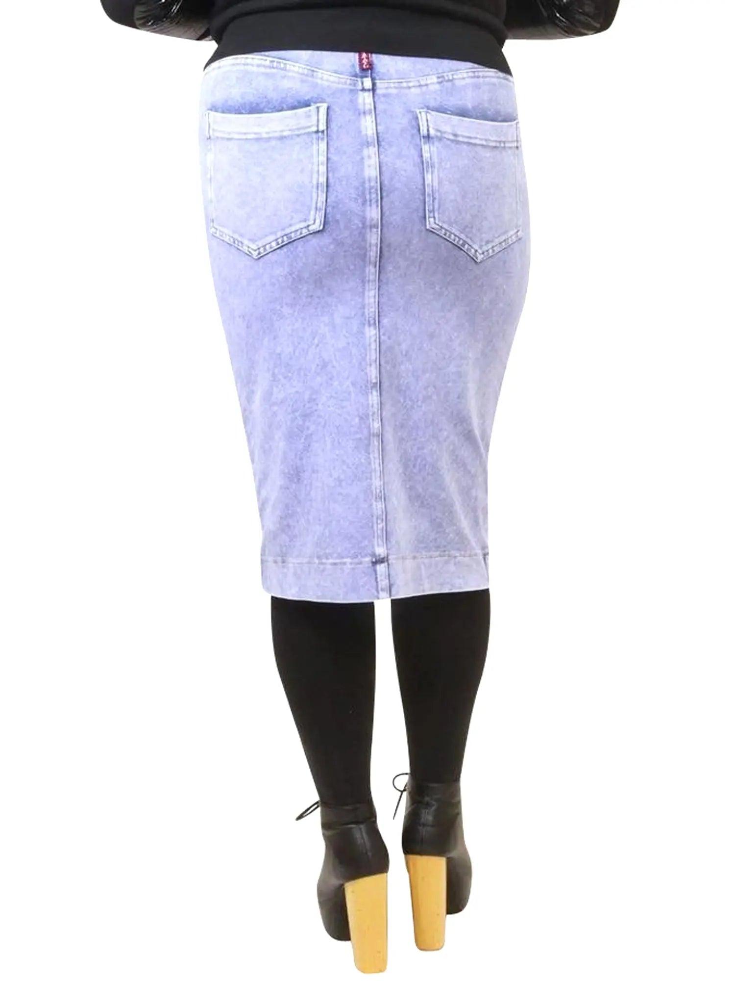 Hard Tail Jean Knee Skirt WJ-105 Product Image