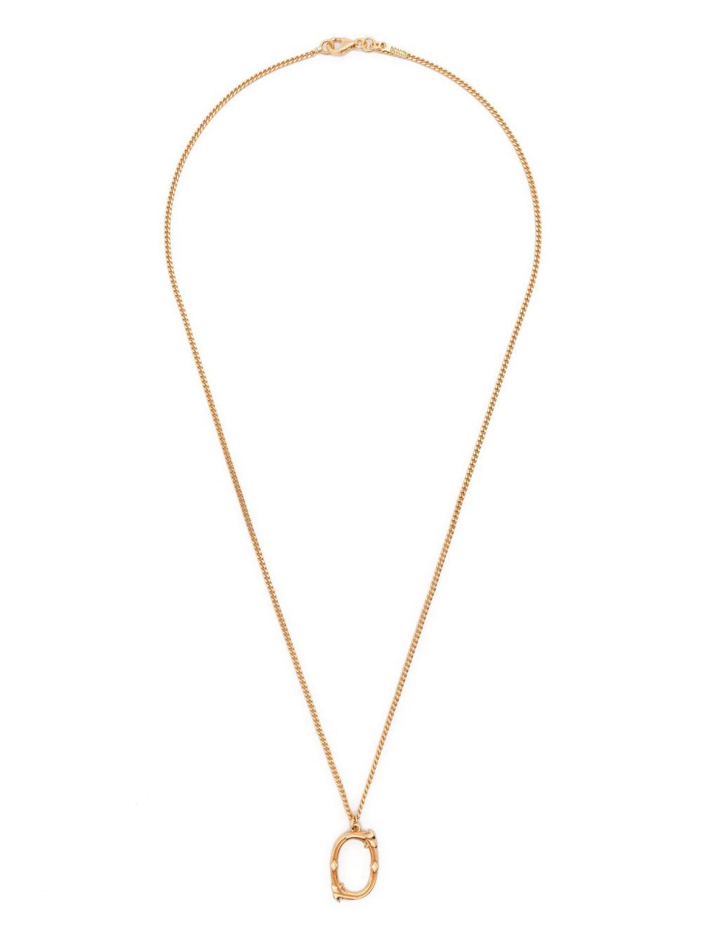 O Alphabet Pendant necklace Product Image