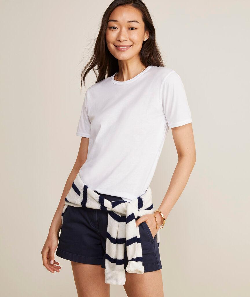 Pima Cotton Crewneck Tee Product Image