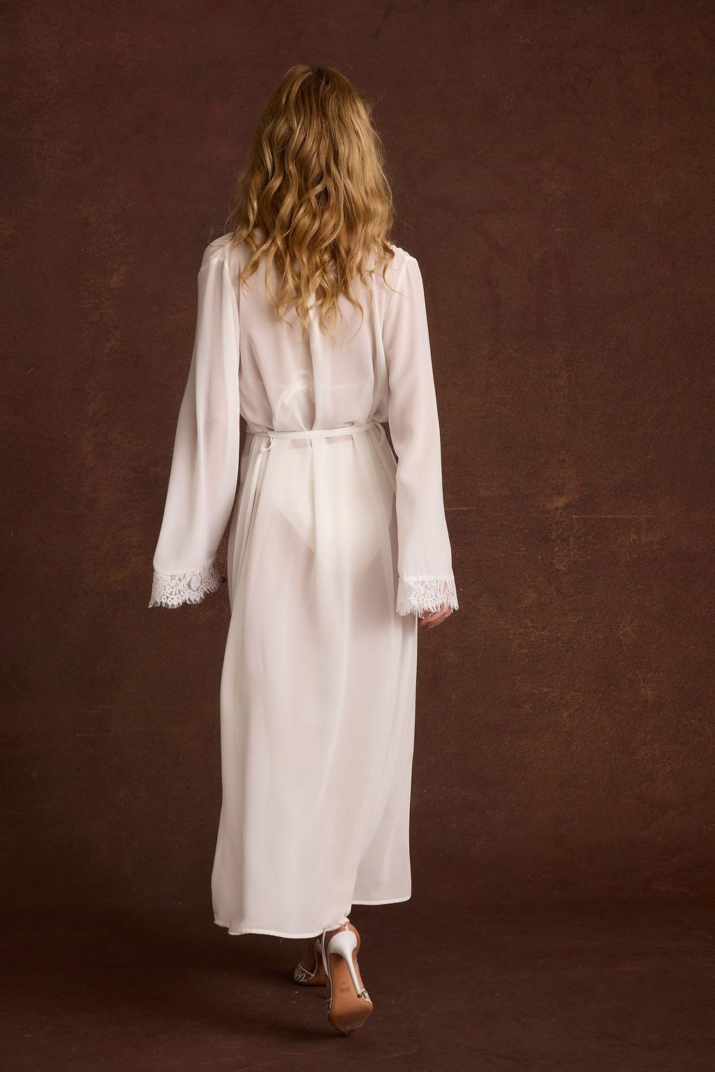 Dove White Bridal Robe Product Image