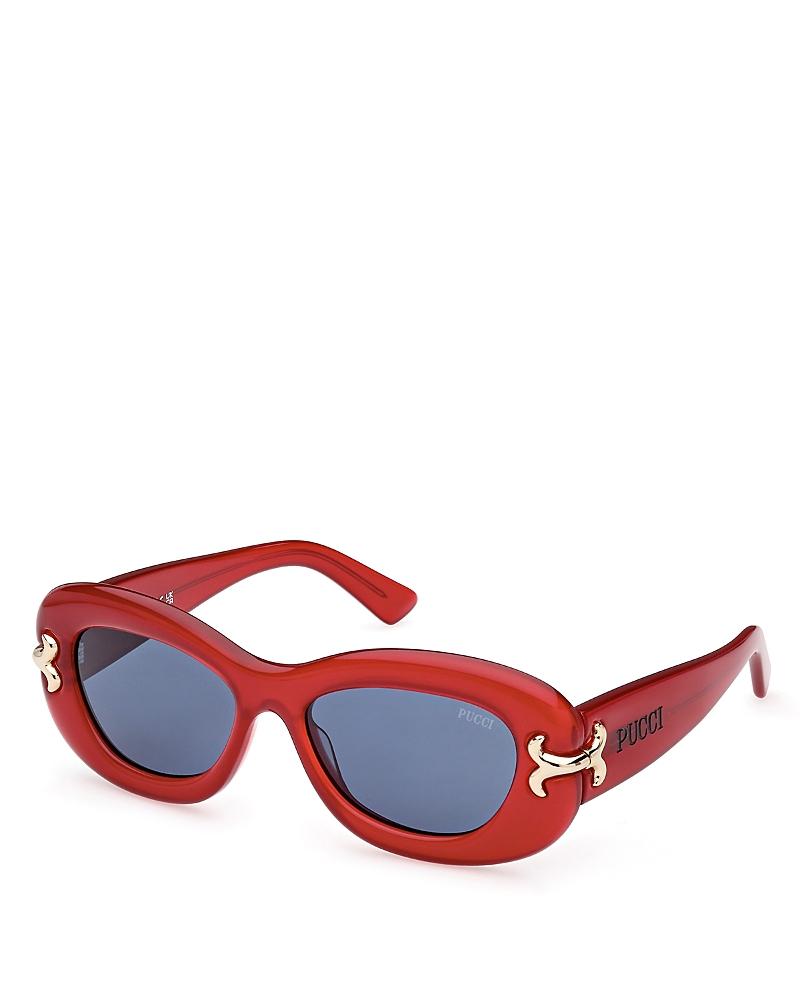 Womens 52MM Oval Sunglasses Product Image