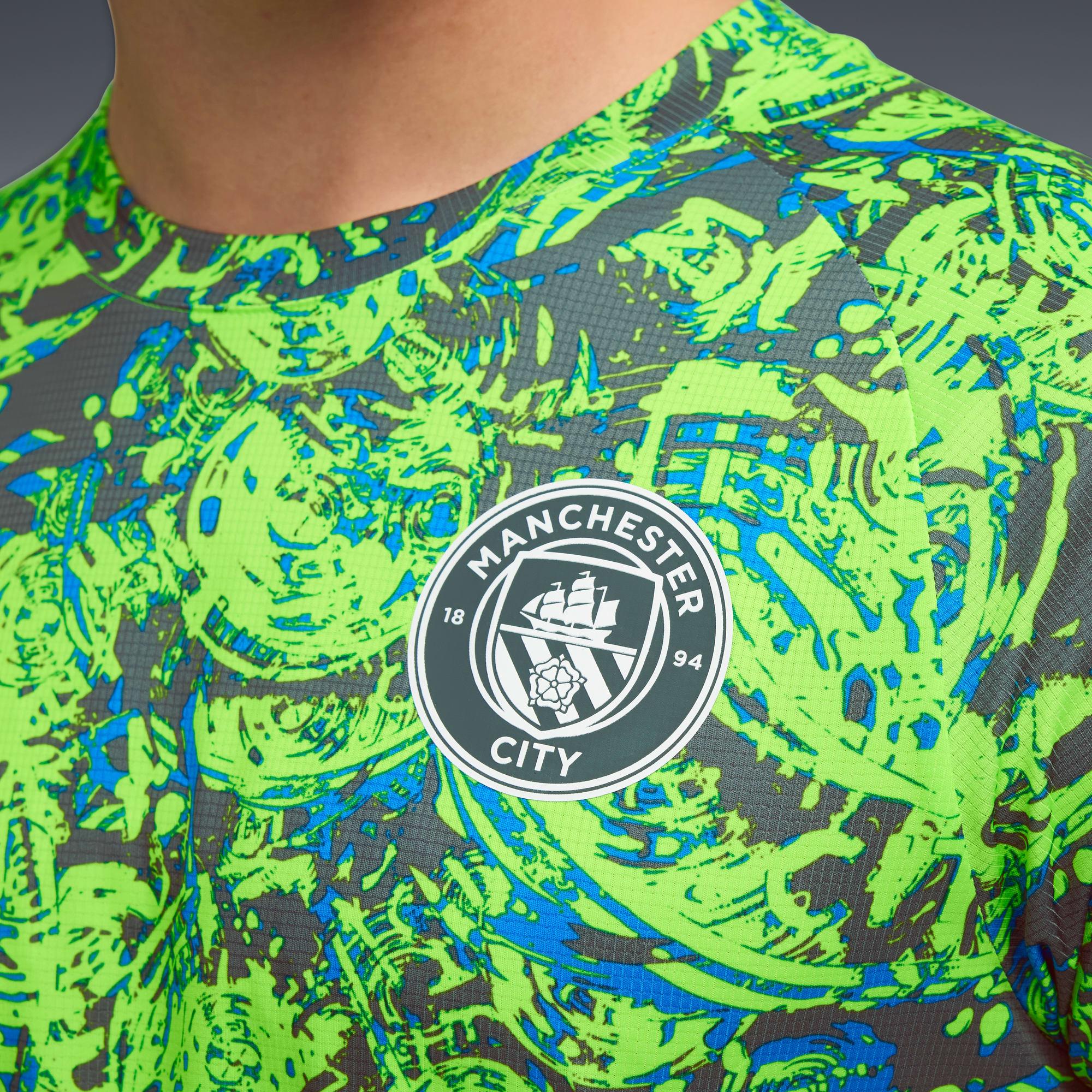 Manchester City Men's Soccer Warm-Up Jersey Product Image