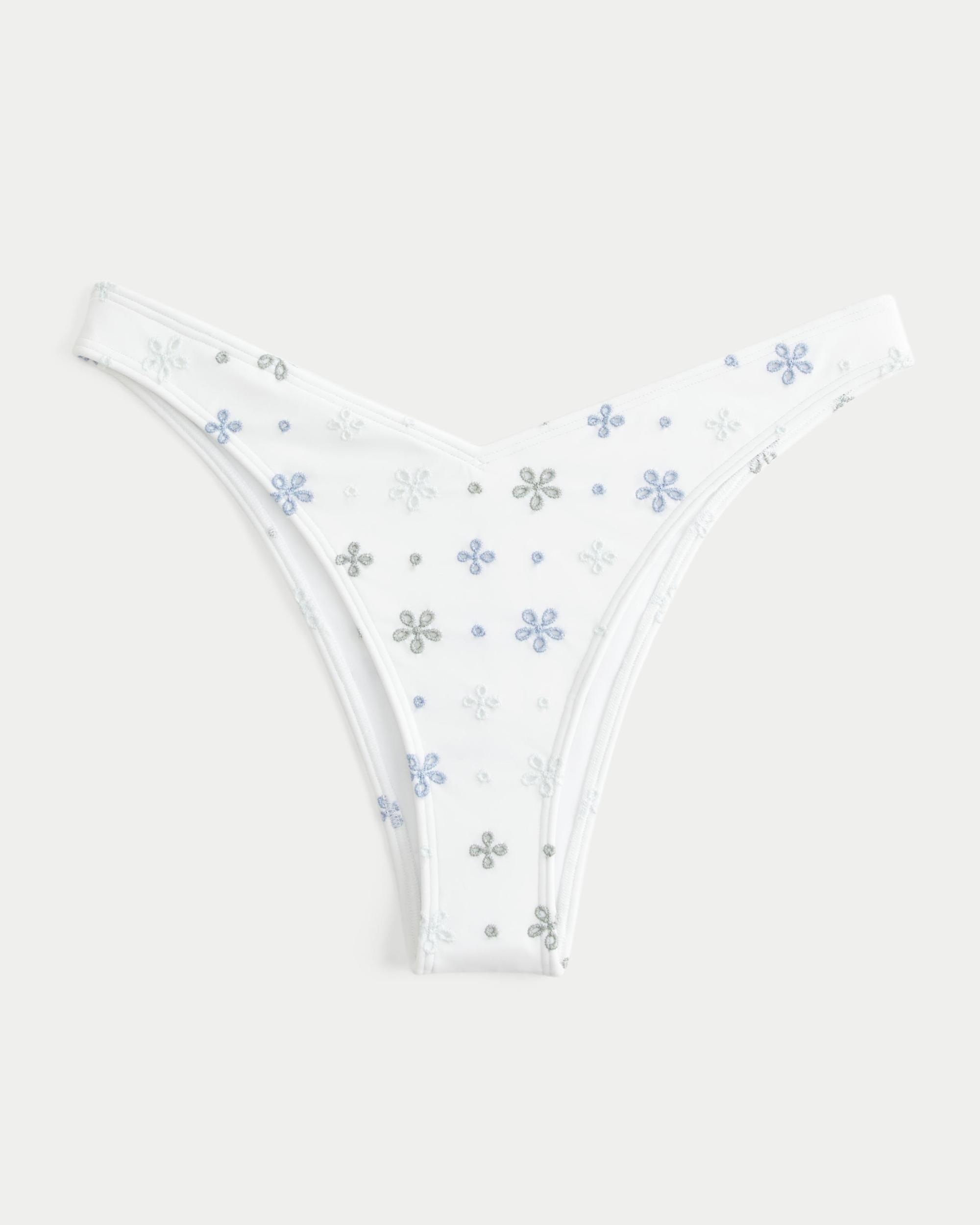 High-Leg Eyelet Cheekiest Bikini Bottom Product Image