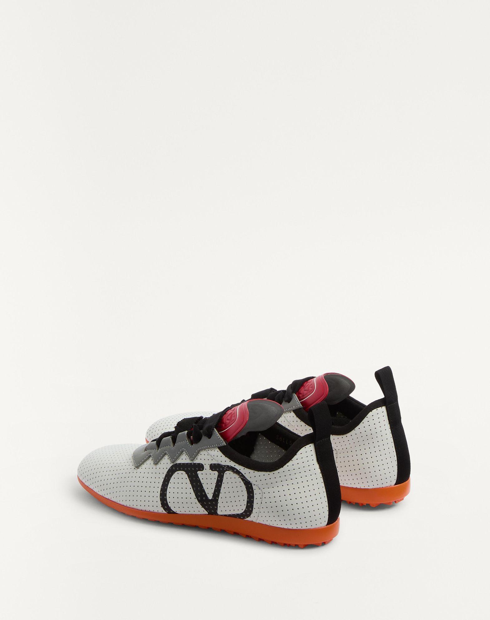 Chromathon Sneaker In Perforated Nappa Product Image