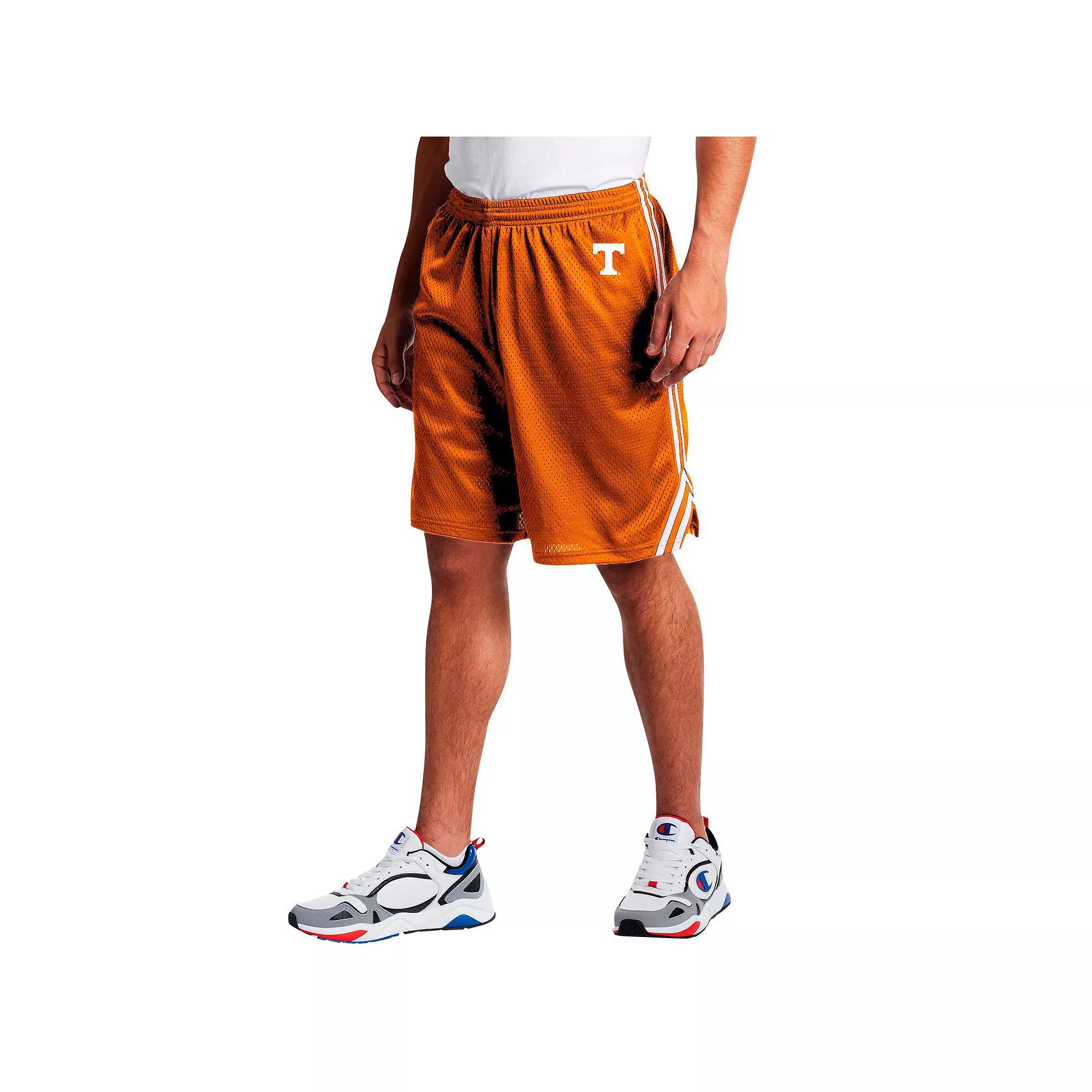 Men's Fanatics Tennessee Orange Tennessee Volunteers Big & Tall Dual Stripe Mesh Short, Size: XLT Product Image
