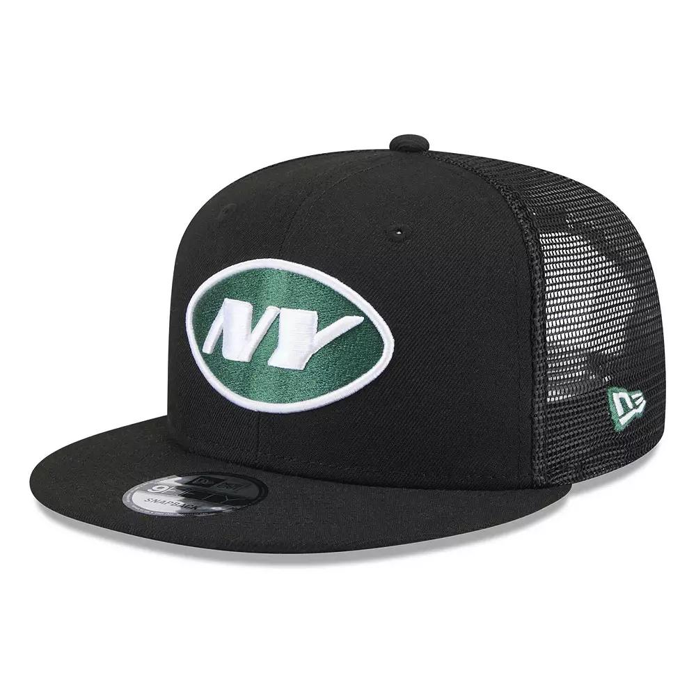 Men's New Era Black New York Jets Shade Trucker 9FIFTY Snapback Hat Product Image