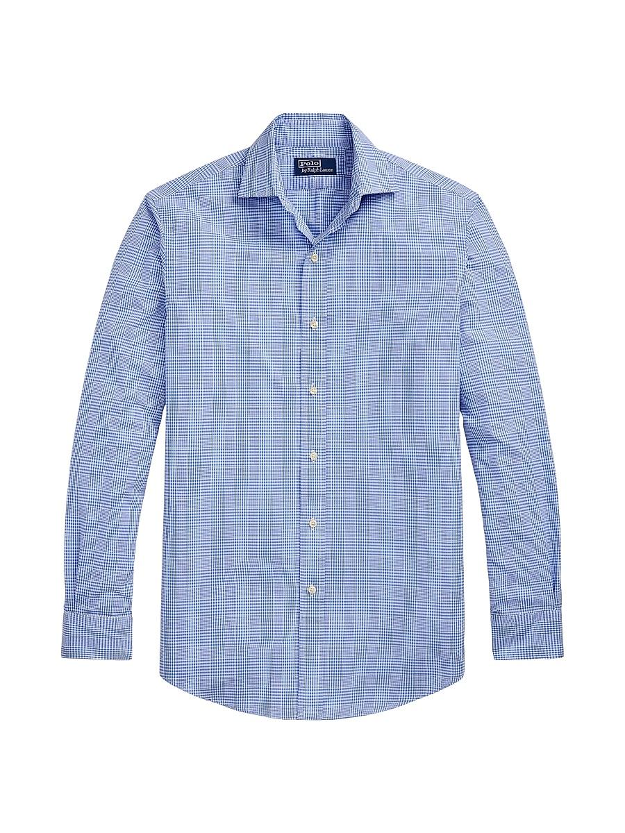 Mens Classic Fit Poplin Button-Front Shirt Product Image