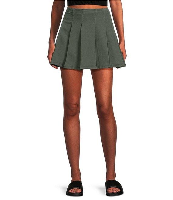 GB Mid Rise Pleated Tennis Skirt Product Image