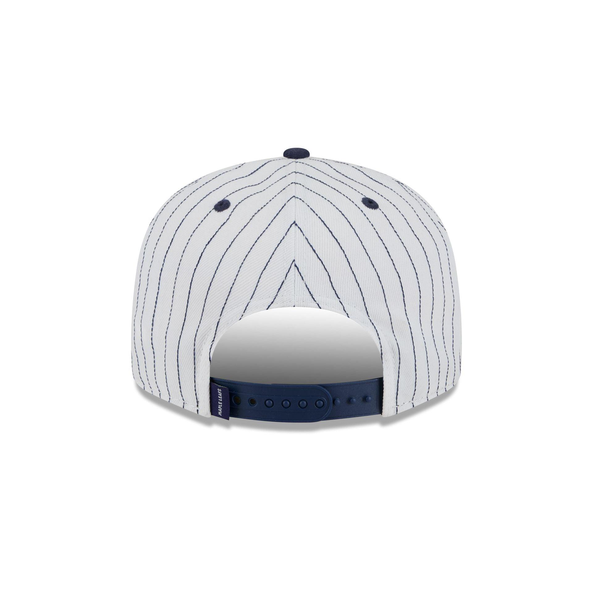 Toronto Maple Leafs Deceptor Pinstripe 9FIFTY Snapback Hat Male Product Image