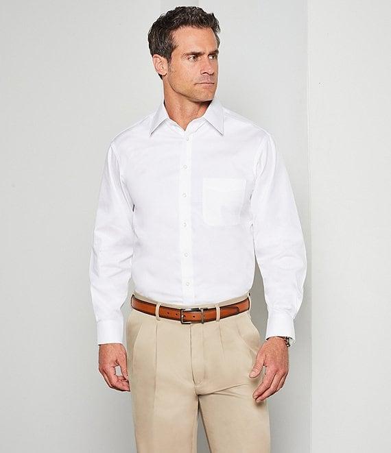 Gold Label Roundtree & Yorke Fitted Non-Iron Point Collar Dress Shirt Product Image