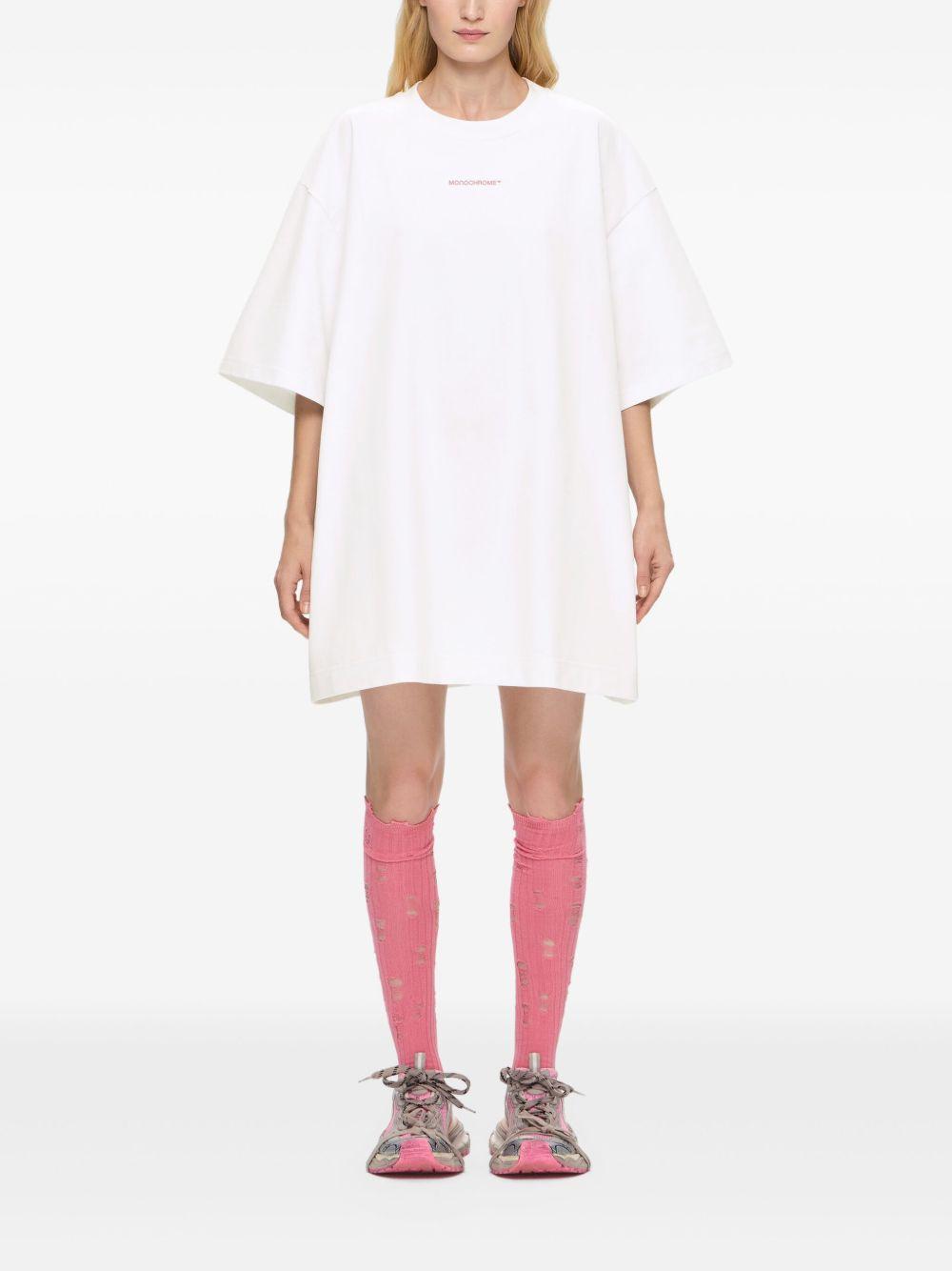 geometric-print oversized t-shirt Product Image