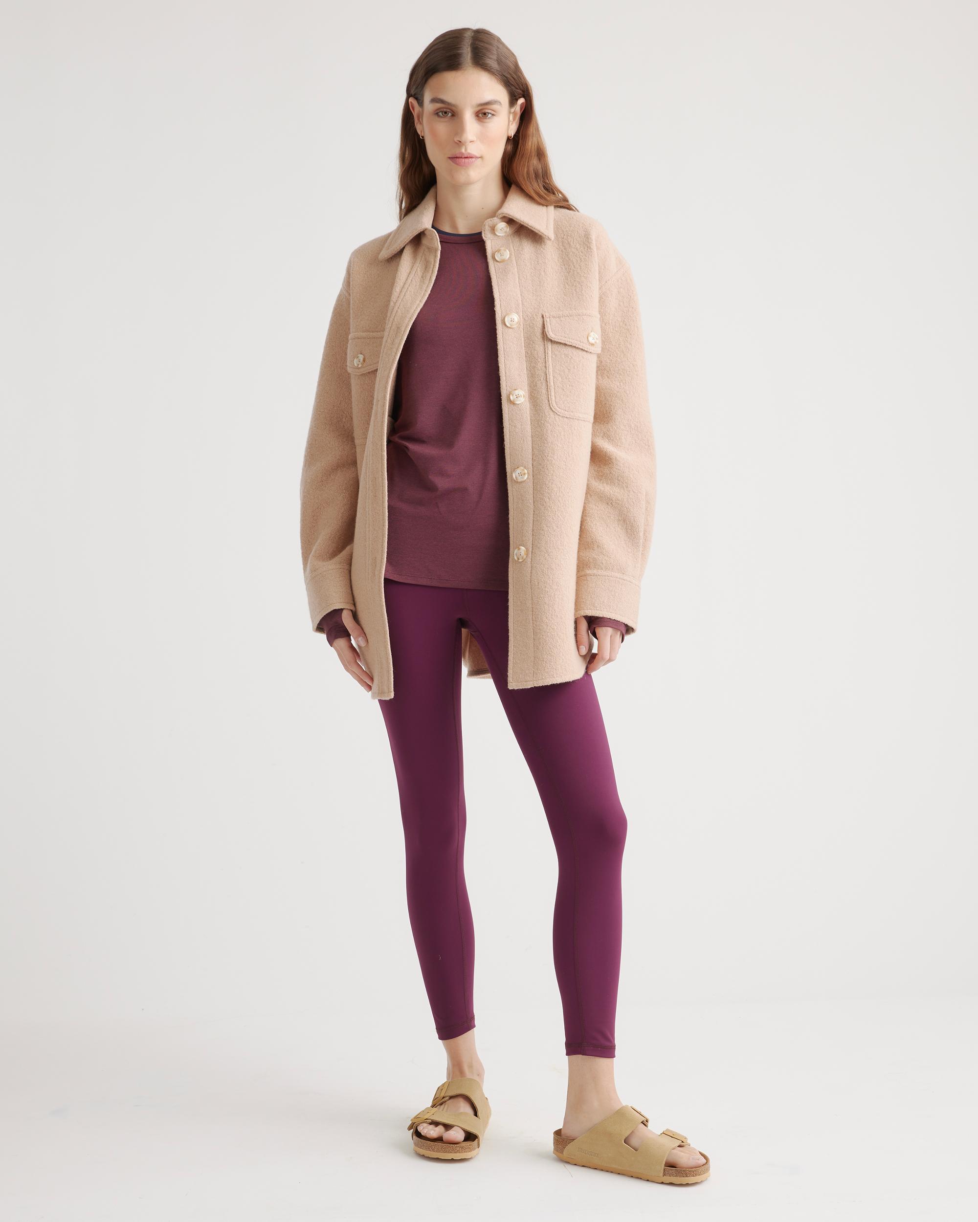 Quince | Women's Ultra-Form High-Rise Legging Nylon/Spandex Product Image