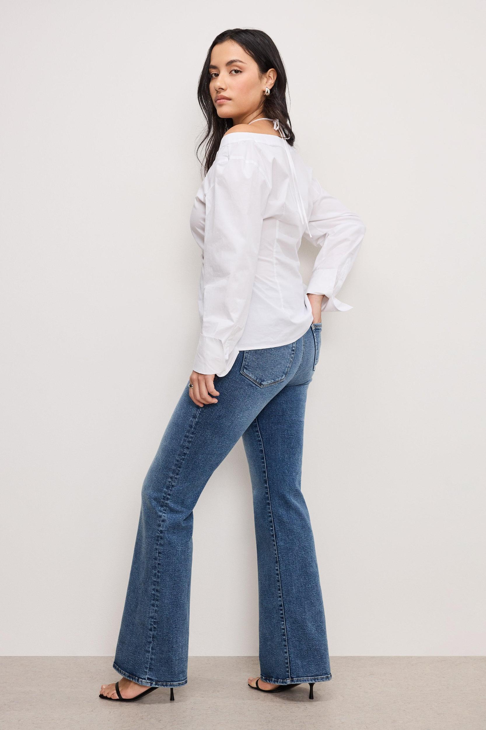 GOOD CLASSIC BOOTCUT COMPRESSION JEANS | INDIGO254 Product Image