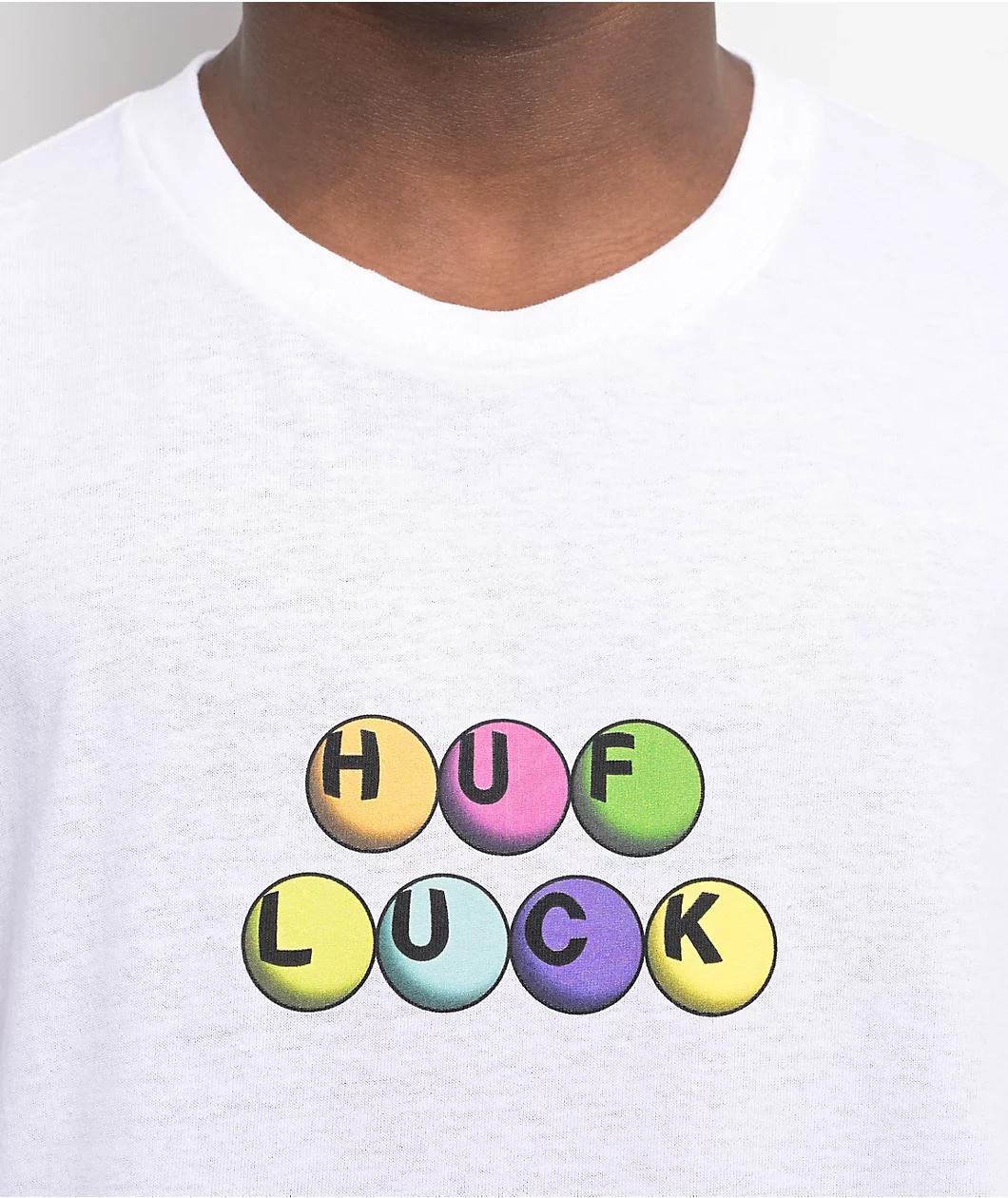 HUF Lucky White T-Shirt Product Image