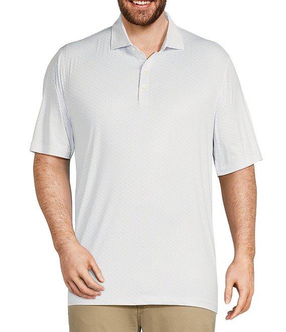 Johnnie-O Big & Tall Glidey Performance Stretch Short Sleeve Polo Shirt Product Image