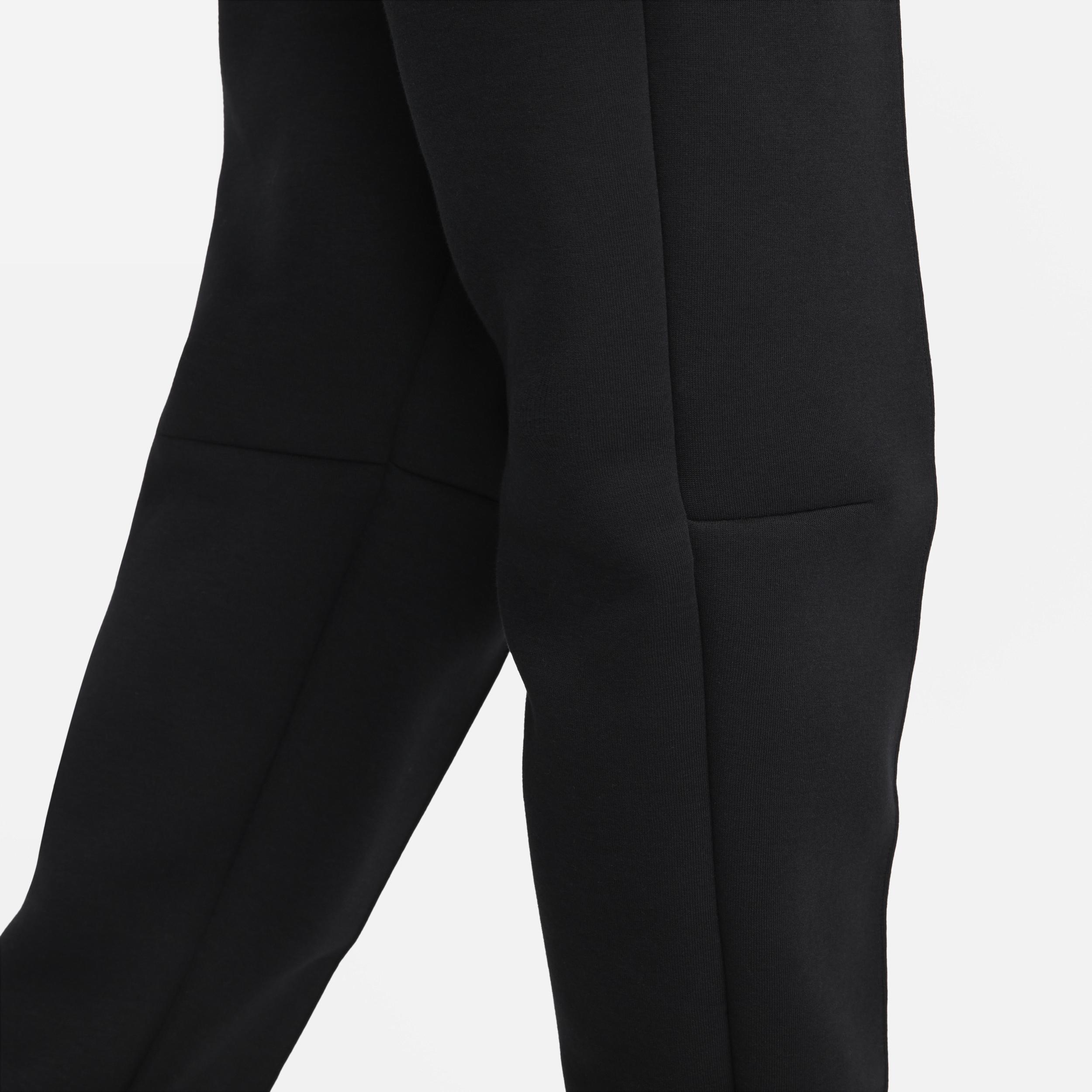 Womens Nike Sportswear Tech Fleece Mid-Rise Jogger Pants | FB8330-010 Product Image